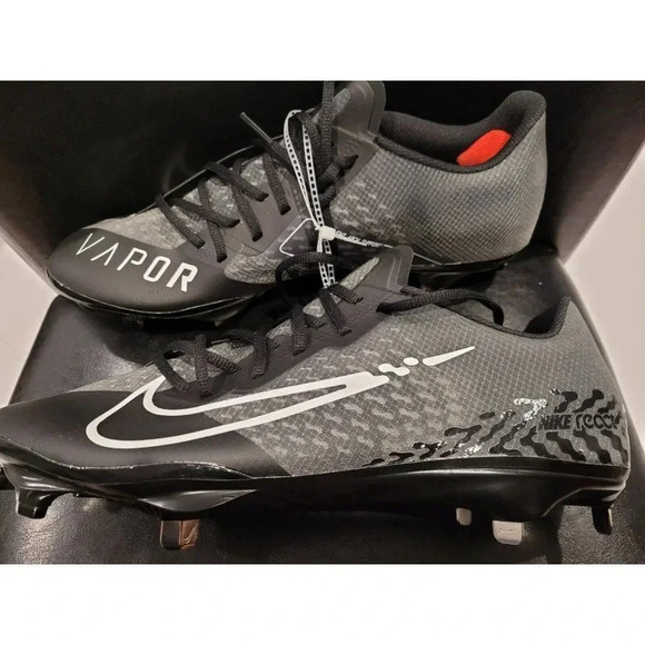 Nike React Vapor Ultrafly Elite 4 Black Baseball Cleats DA0701-001 Size Men\'s 14 main image 6
